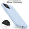FITIT Iphone 13 Pro Light Blue Cover with Magsafe (Silicon)