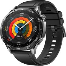 Huawei GT5 Vili Smartwatch with Black Fluoroelastomer Strap and FreeBuds 5i, Blue
