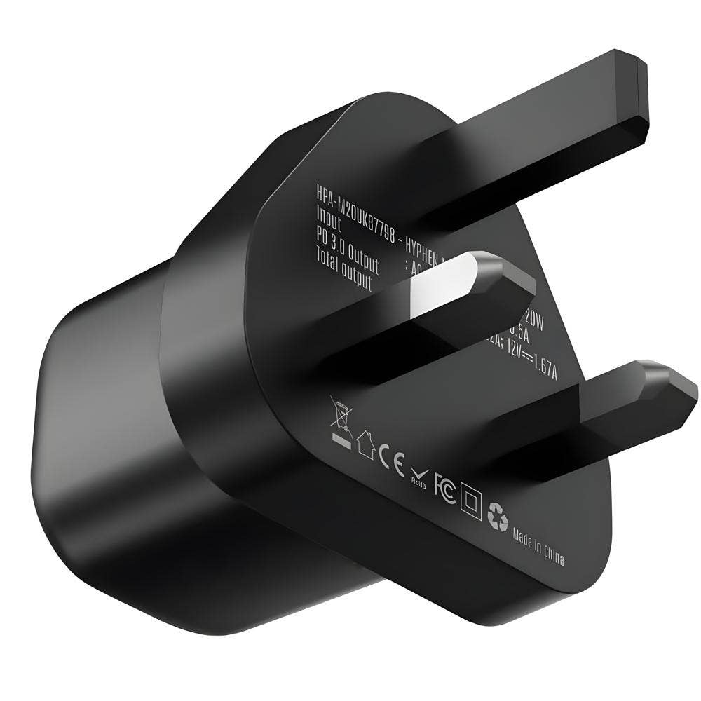 Mini PD Adap 20W UK Plug Black