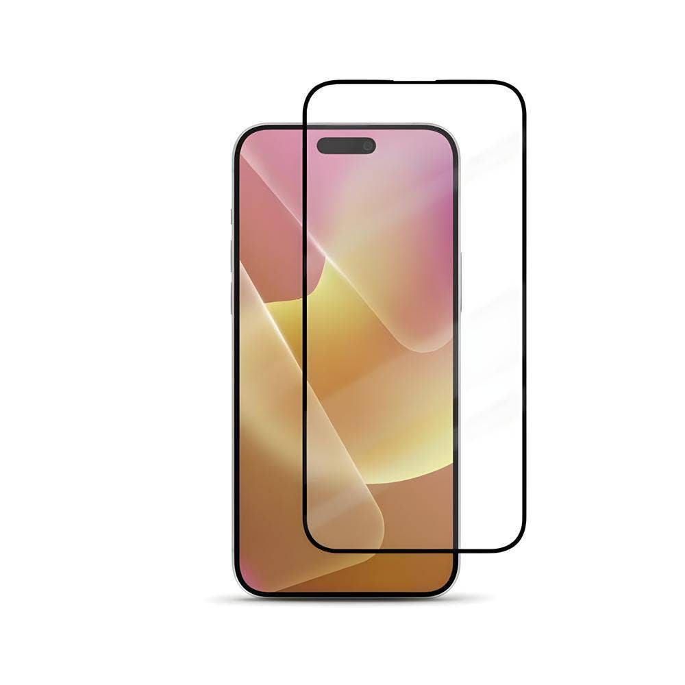 HYPHEN Defendr Full Coverage Tempered Glass with Applicator for iPhone 15 - 6.1-Inch