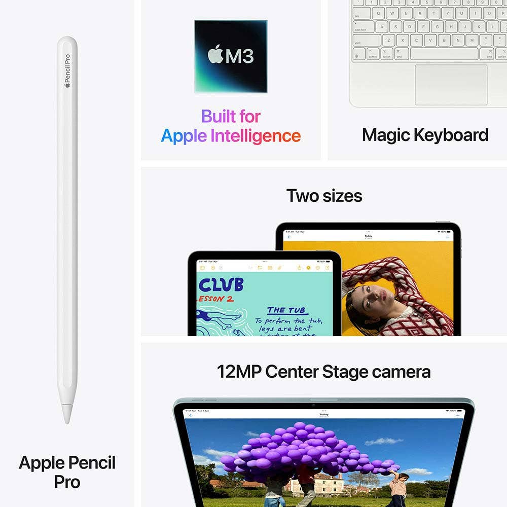 Apple iPad Air (2025) 11-inch M3 Chip WiFi, Blue, 256 GB