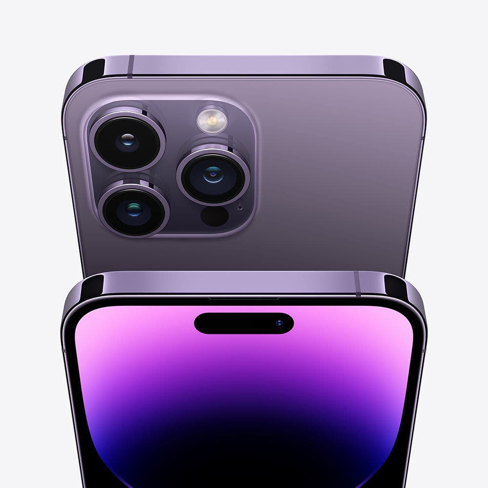 Apple iPhone 14 Pro 5G Smartphone, Deep Purple, 256GB