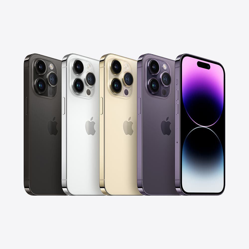 Apple iPhone 14 Pro 5G Smartphone, Deep Purple, 256GB