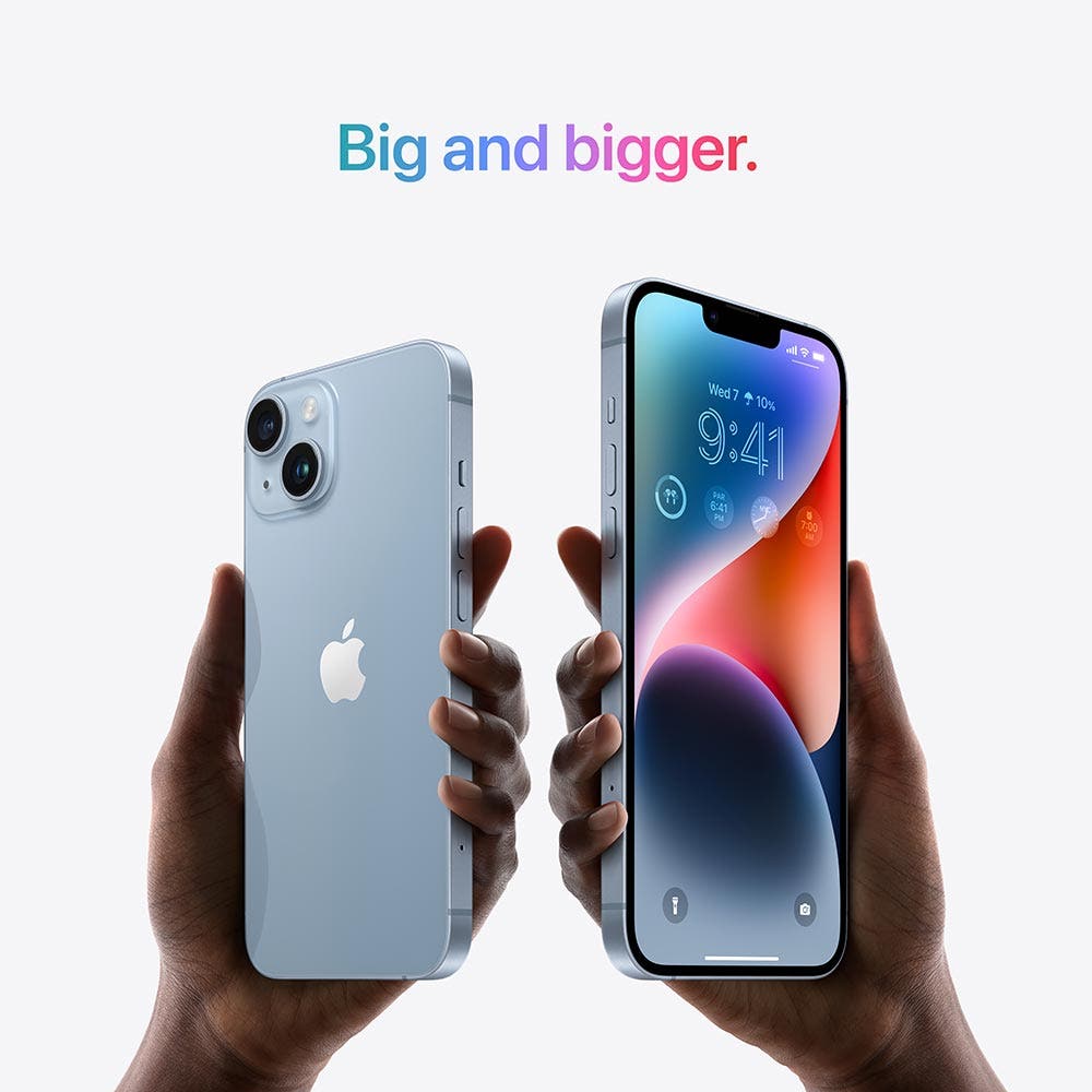 Apple iPhone 14 Plus 5G Smartphone, Purple, 128 GB