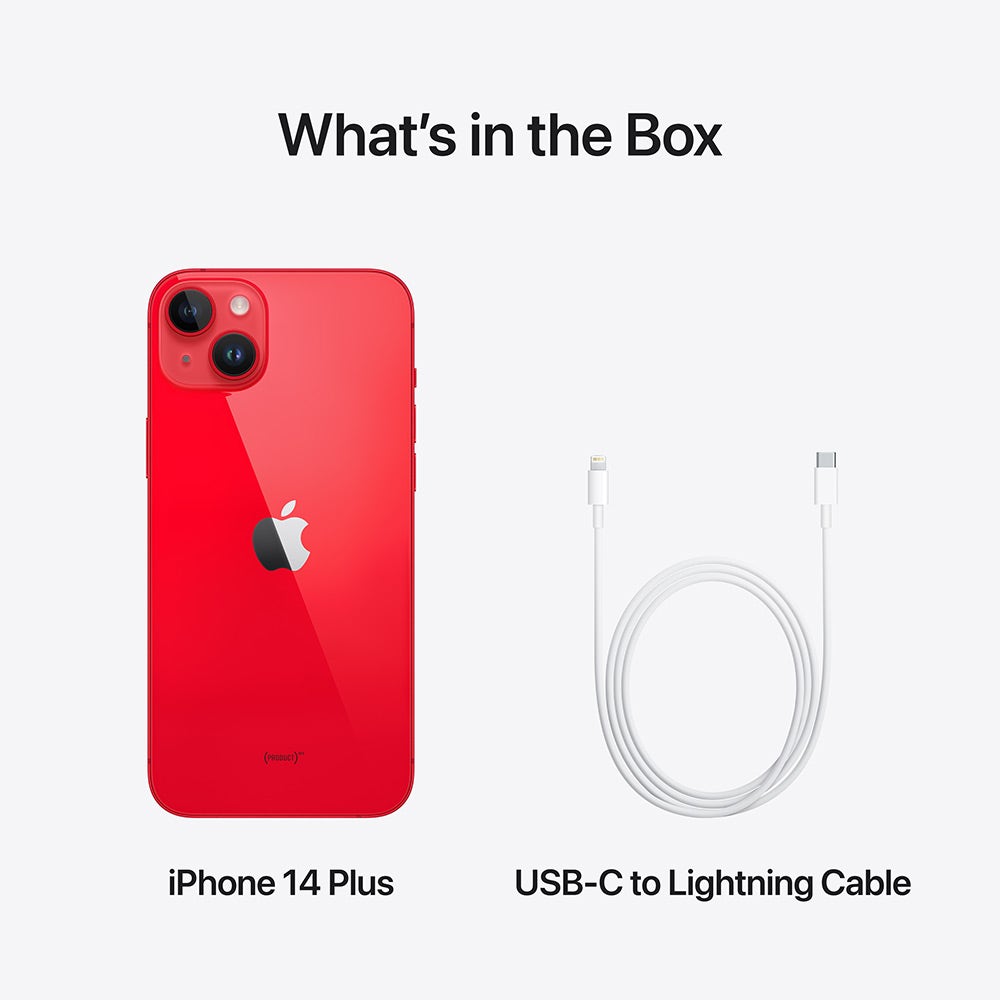 Apple iPhone 14 Plus 5G Smartphone, Red, 128GB