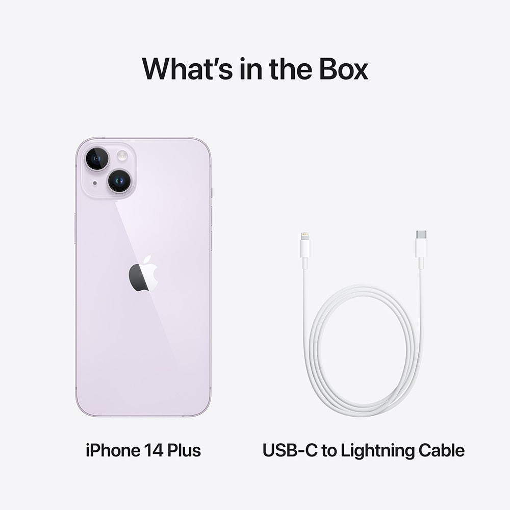 Apple iPhone 14 Plus 5G Smartphone, Purple, 128 GB