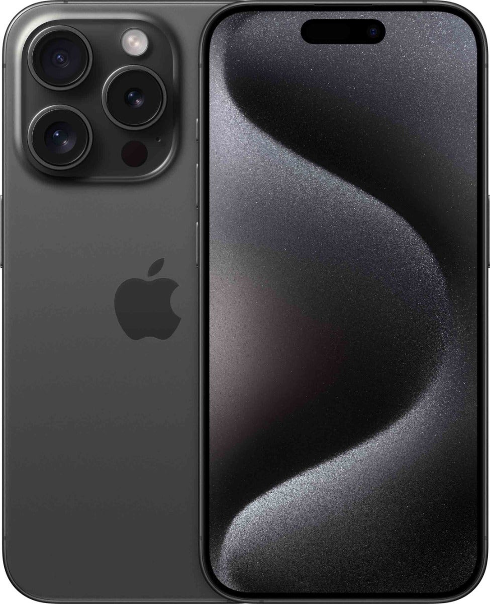 Apple iPhone 15 Pro 5G Smartphone, Black Titanium, 256 GB