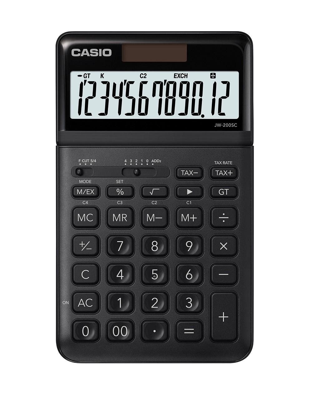 Casio Stylish Calculators JW-200SC-BLACK