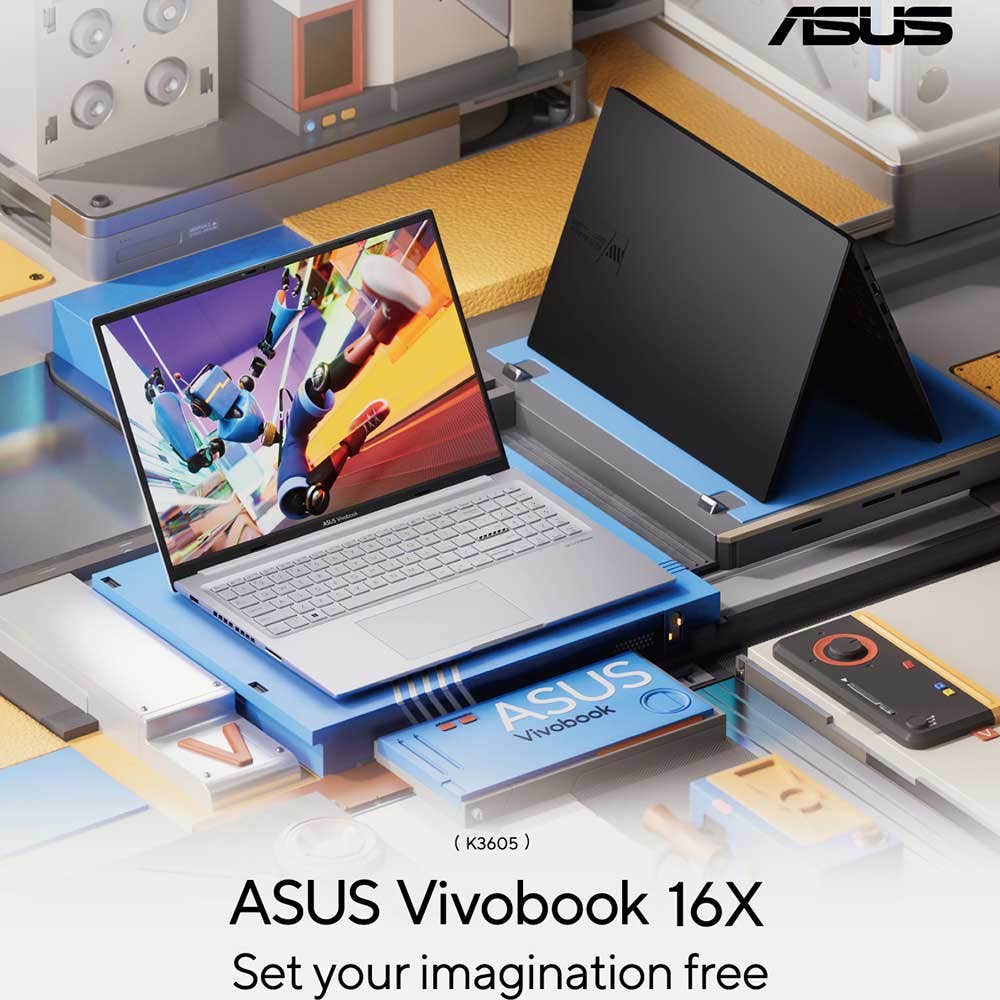 ASUS Vivobook Pro 16X K3605ZF-N1121W Intel Core i5-12500H/8GB RAM/512GB SSD/NVIDIA GeForce RTX2050 4GB/16'' IPS(1920x1200)/Windows11 Home - Black