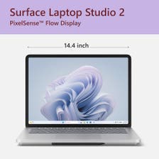 Microsoft Surface Studio 2  Intel Core i7-13700H 16GB RAM 512GB SSD NVIDIA GeForce RTX 4050 6GB Graphics 14.4" Ultrabook - Platinum (YZY-00013)