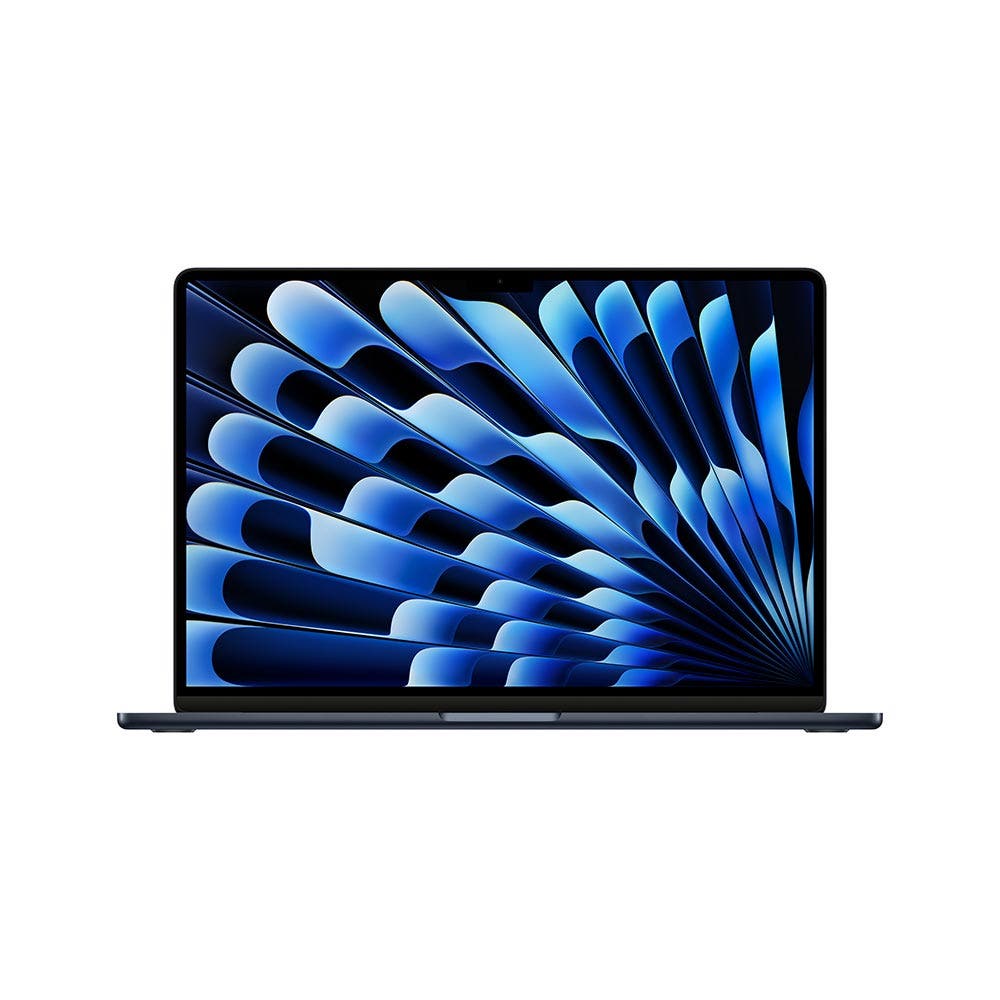 Apple MacBook Air 15", M3 chip with 8-core CPU and 10-core GPU, 8GB, 512GB SSD - Midnight ,Arabic