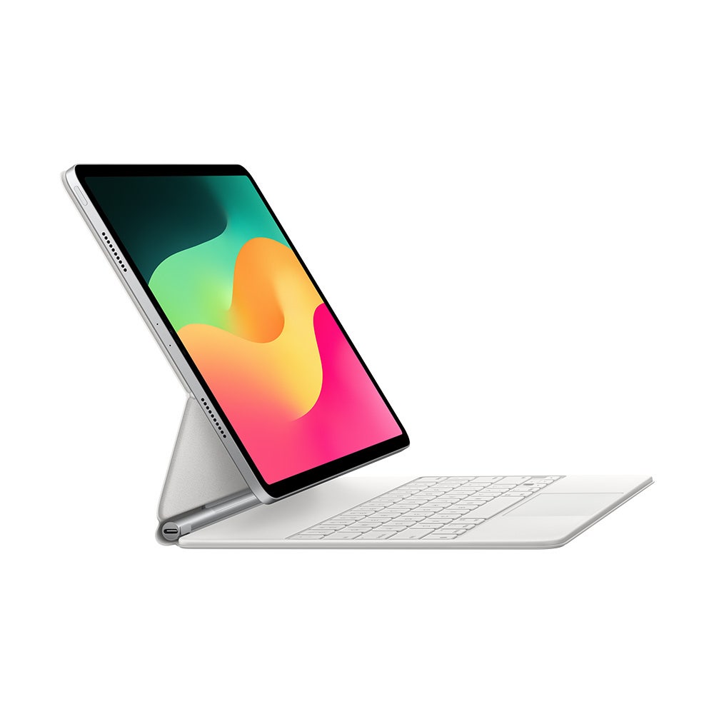 Apple Magic Keyboard for iPad Pro 13 inch (M4) - Arabic - White (MWR43AB/A)