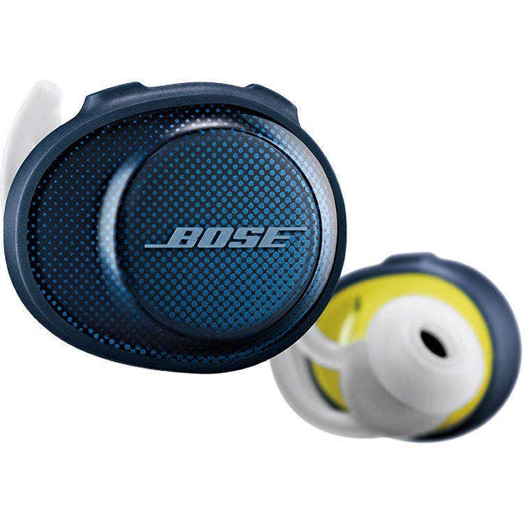 Bose SoundSport Free Wireless In-Ear Headphones, Navy-Citron