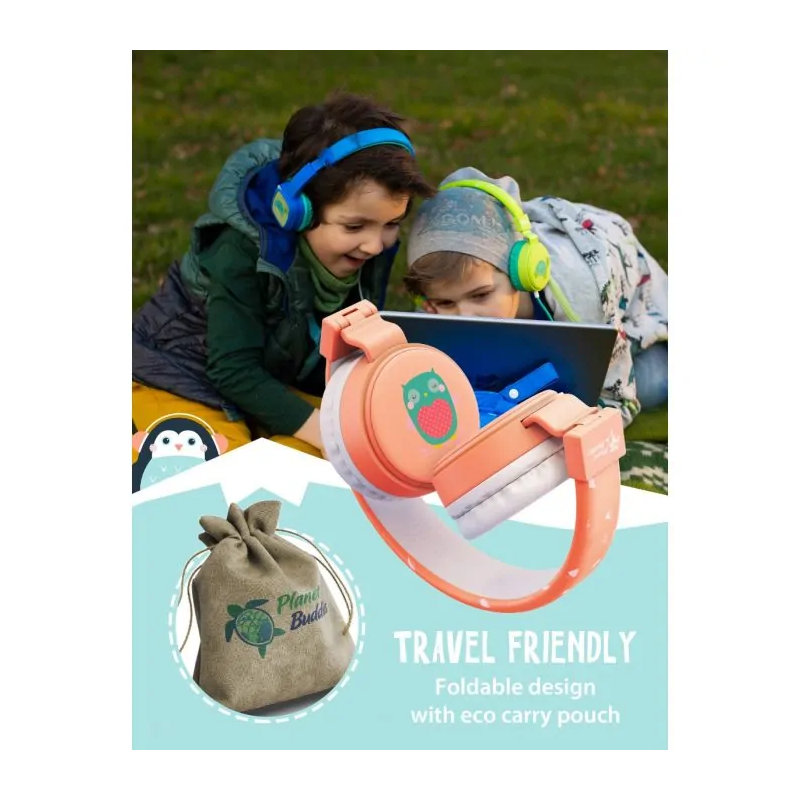 Planet Buddies Pepper the Penguin Wired Headphones