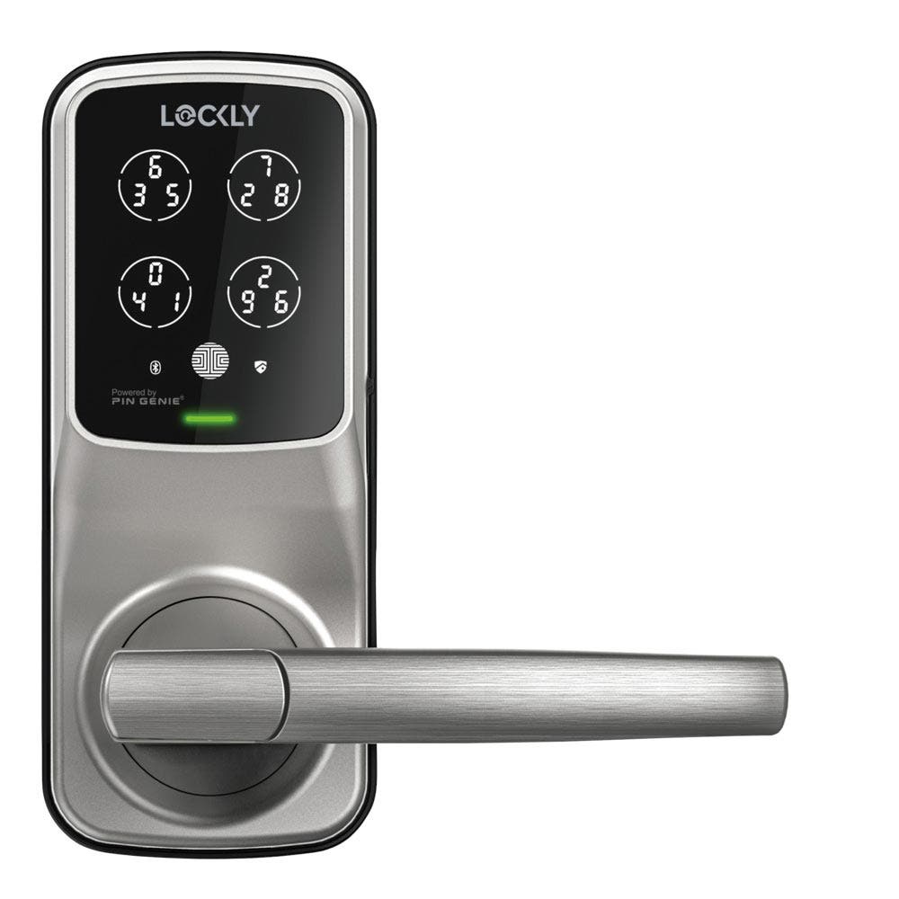 Lockly Lux Compact | Pin Genie, Code Management, App Control, Alexa, Google, Wi-Fi, Fingerprint, Offline Access