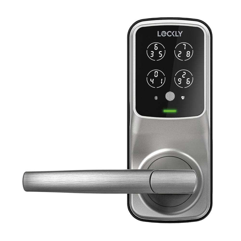 Lockly Lux Compact | Pin Genie, Code Management, App Control, Alexa, Google, Wi-Fi, Fingerprint, Offline Access