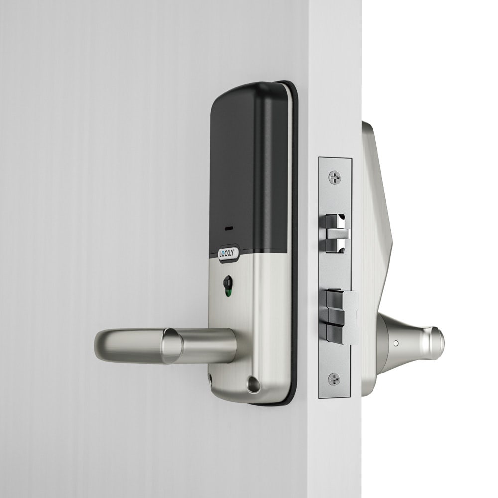 Lockly Lux Compact | Pin Genie, Code Management, App Control, Alexa, Google, Wi-Fi, Fingerprint, Offline Access