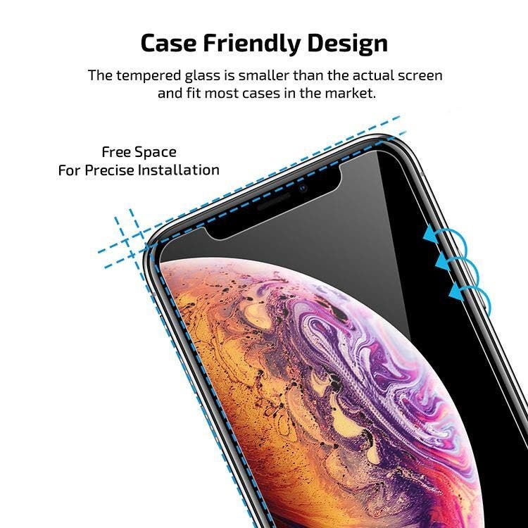Pitaka Tempered Glass for iPhone Xs Max
