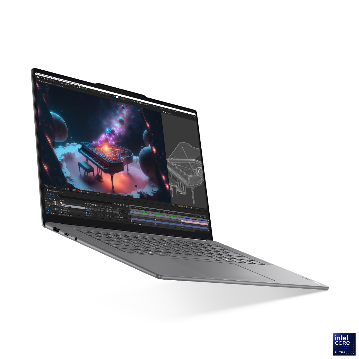 Lenovo Yoga Slim 7 Intel Core Ultra 7 258V 32GB RAM 1TB SSD Integrated Intel Arc Graphics 15.3" WQXGA Windows 11 Home Laptop - Luna Grey [YogaS7-83HM000XAX]