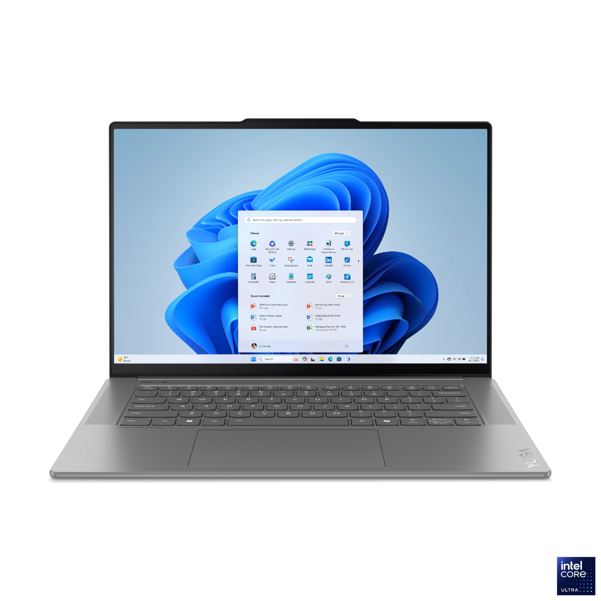 Lenovo Yoga Slim 7 Intel Core Ultra 7 258V 32GB RAM 1TB SSD Integrated Intel Arc Graphics 15.3" WQXGA Windows 11 Home Laptop - Luna Grey [YogaS7-83HM000XAX]