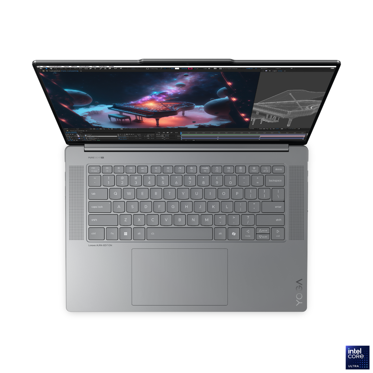 Lenovo Yoga Slim 7 Intel Core Ultra 7 258V 32GB RAM 1TB SSD Integrated Intel Arc Graphics 15.3" WQXGA Windows 11 Home Laptop - Luna Grey [YogaS7-83HM000XAX]