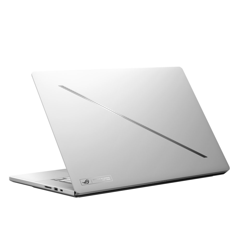 ASUS ROG Zephyrus G16 AMD Ryzen AI R9-HX370 32GB RAM 2TB SSD NVIDIA GeForce RTX 4070 8GB Graphics 16" 2.5K OLED 240Hz Win 11 Home Gaming Laptop - Platinum White [GA605WI-AI-OLED9232G]