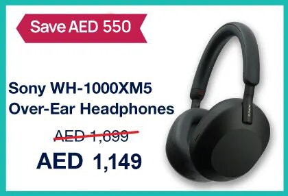 Sony WH 1000XM5 Noise Cancellation Wireless Headphones